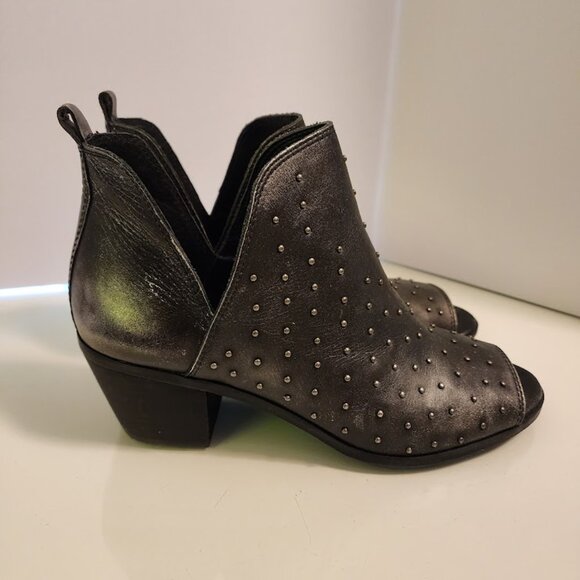 Brand new! Lucky Brand Black and Silver Ankle Booties - Picture 3 of 6